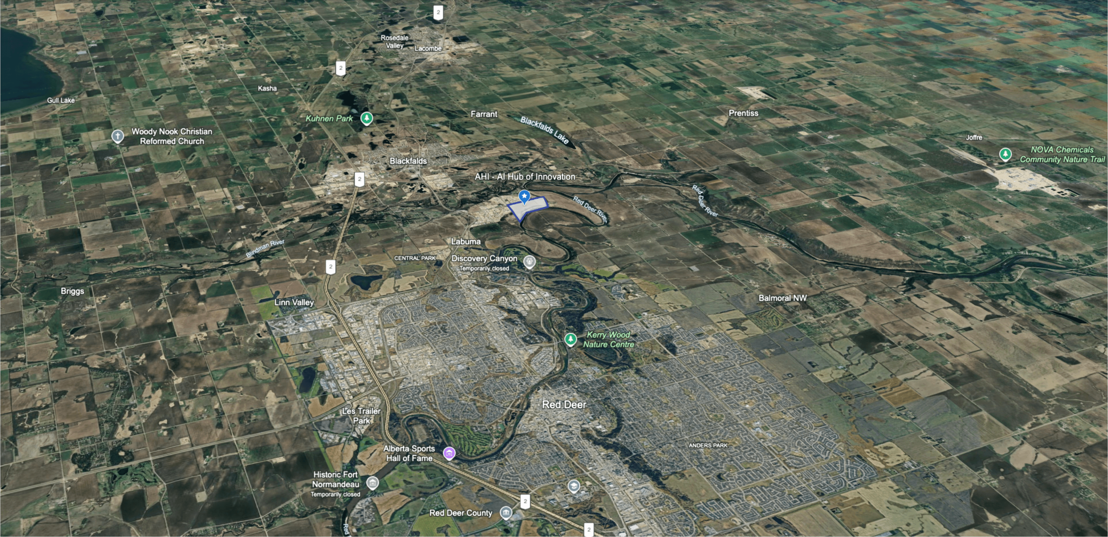 AHI Campus Aerial View