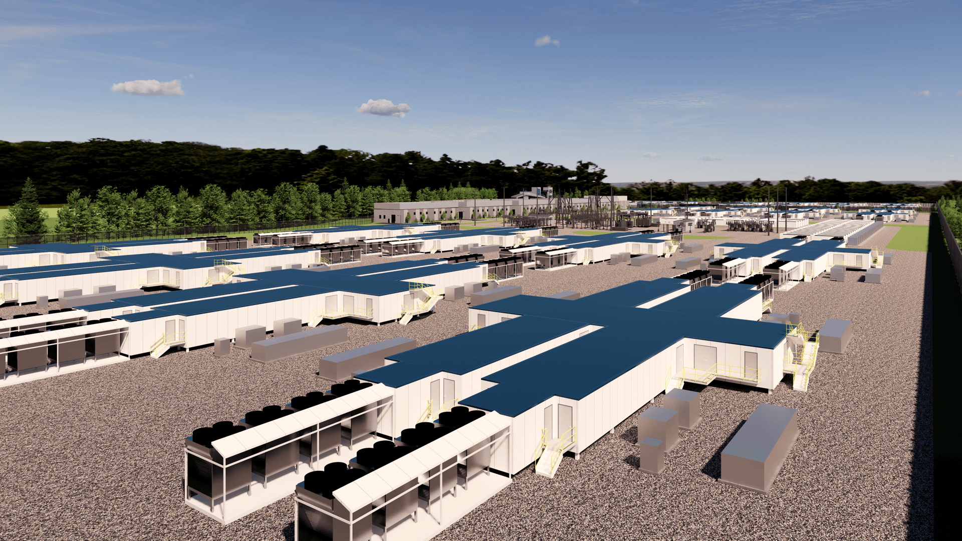 Modular Super Cluster 3D Rendering