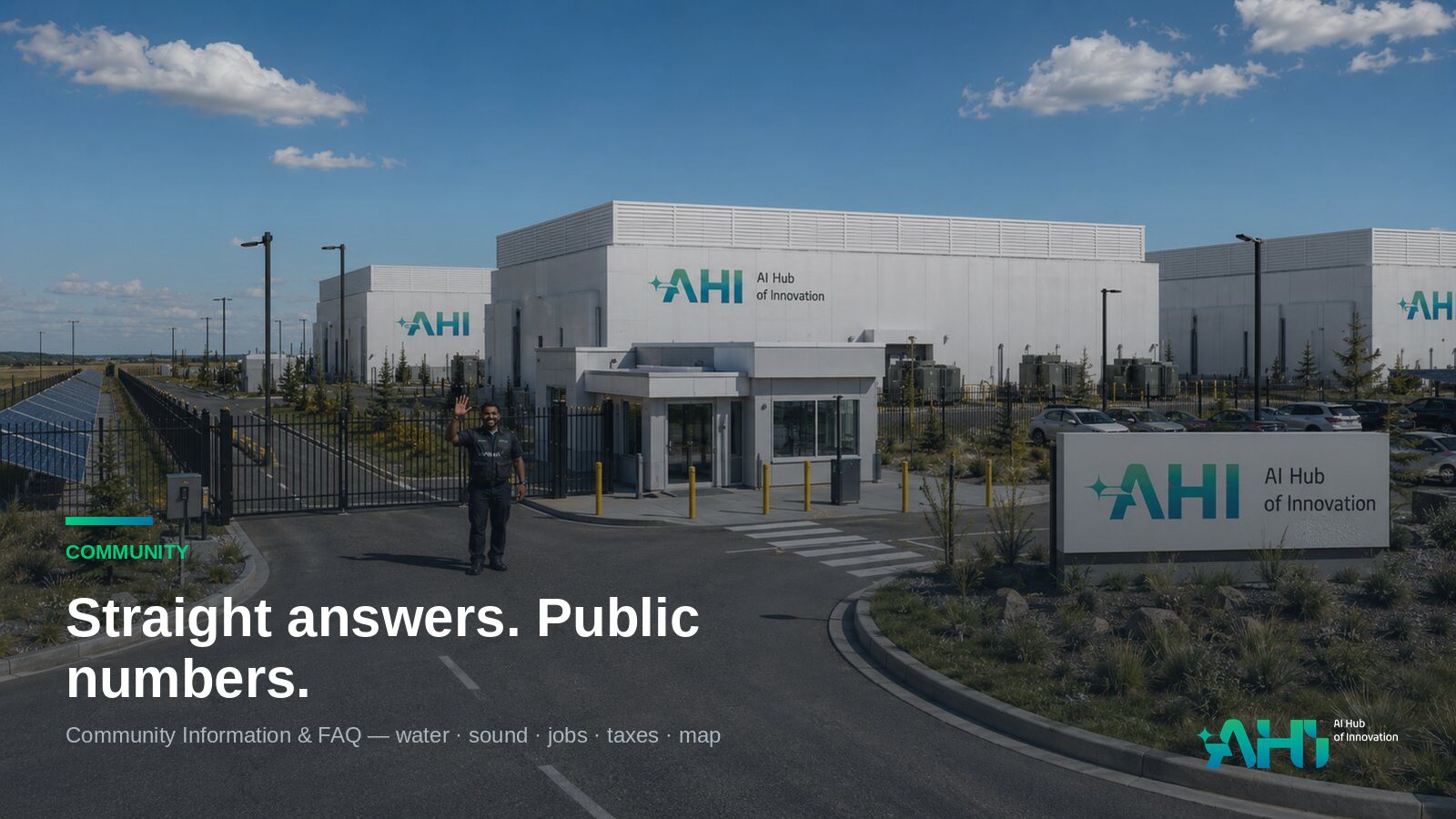 Community Information & FAQ page launched — straight answers, public numbers
