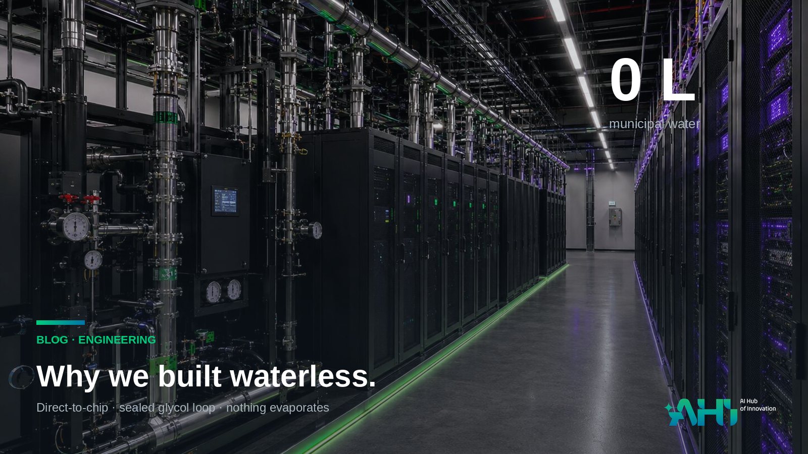 Why we built waterless