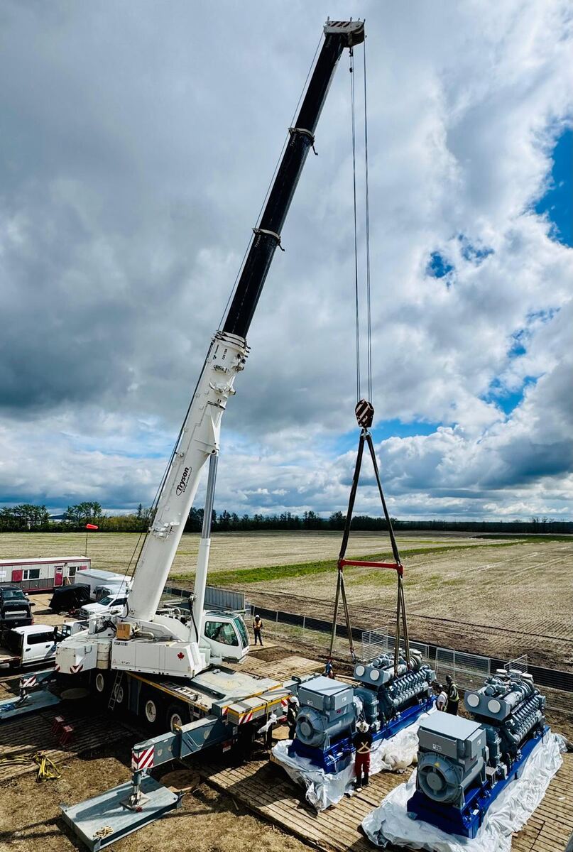 First Rolls-Royce mtu gensets en route to site